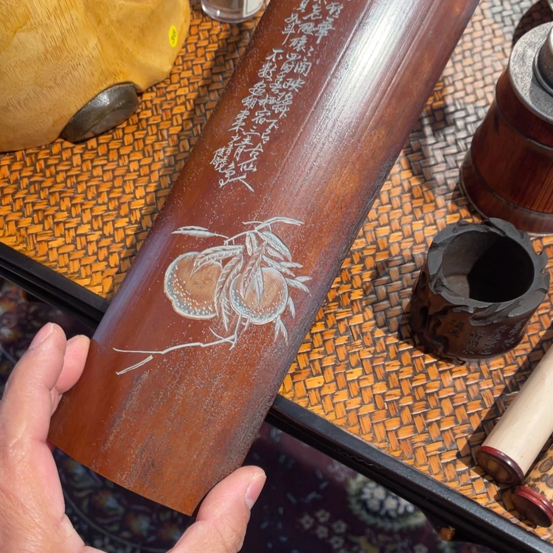 紫砂茶案深****～竹雕刻茶则竹雕刻茶则