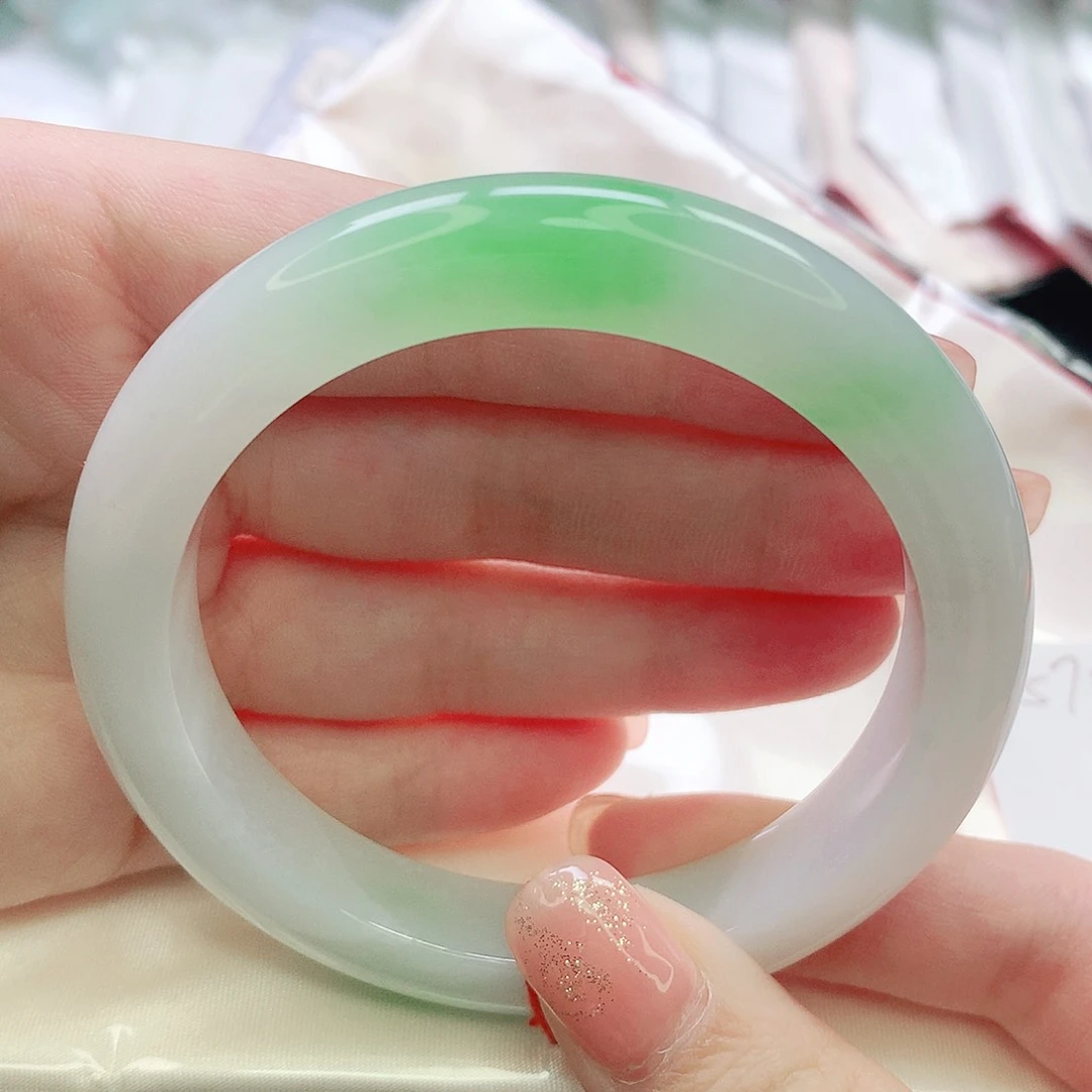 未镶嵌手镯翡翠缅甸天然Ａ货翡翠 20