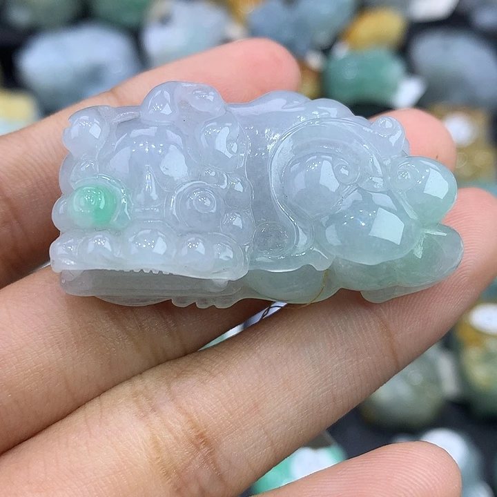 翡翠未镶嵌颈饰天然缅甸翡翠