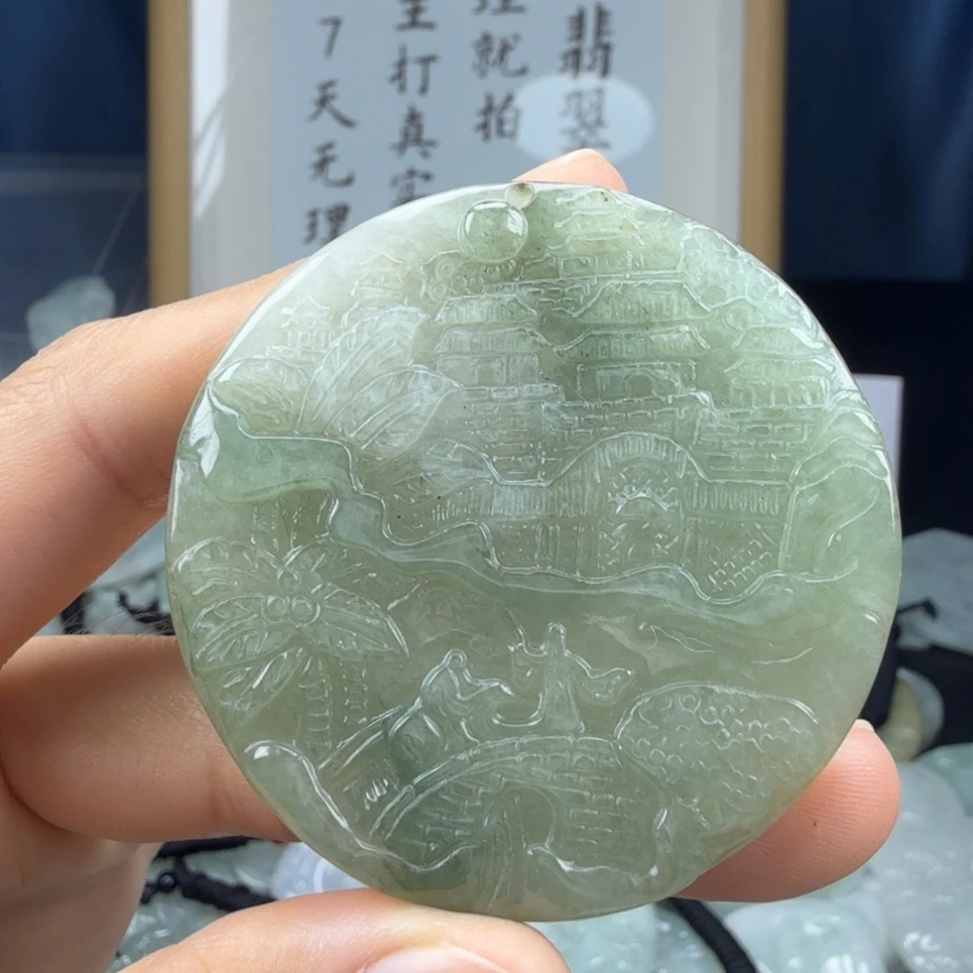 翡翠未镶嵌颈饰翡翠