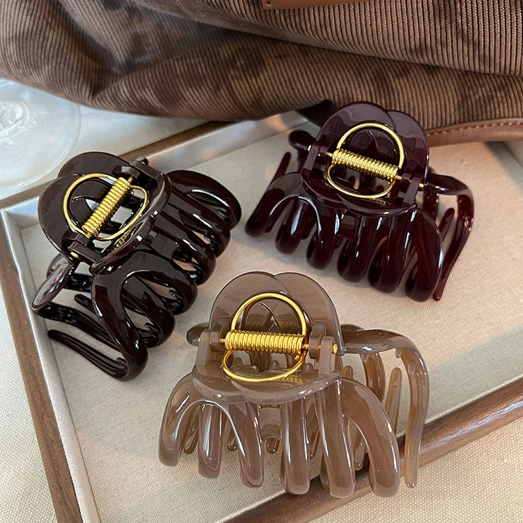 巨能抓~南瓜抓夹大号发量大鲨鱼夹2025新款高法式简约ins优雅