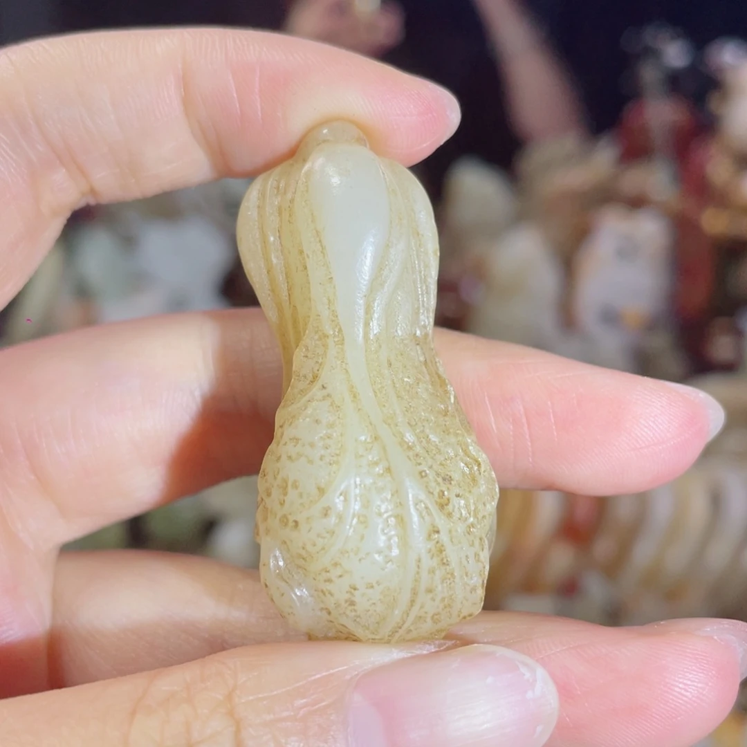 和田玉未镶嵌挂件28