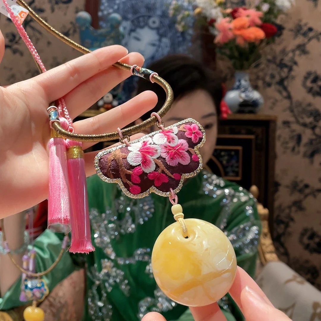 蜜蜡颈饰未镶嵌颈饰