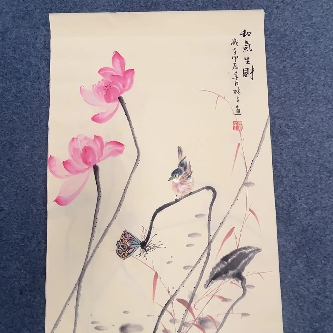 国画国画作品宣纸纯手绘