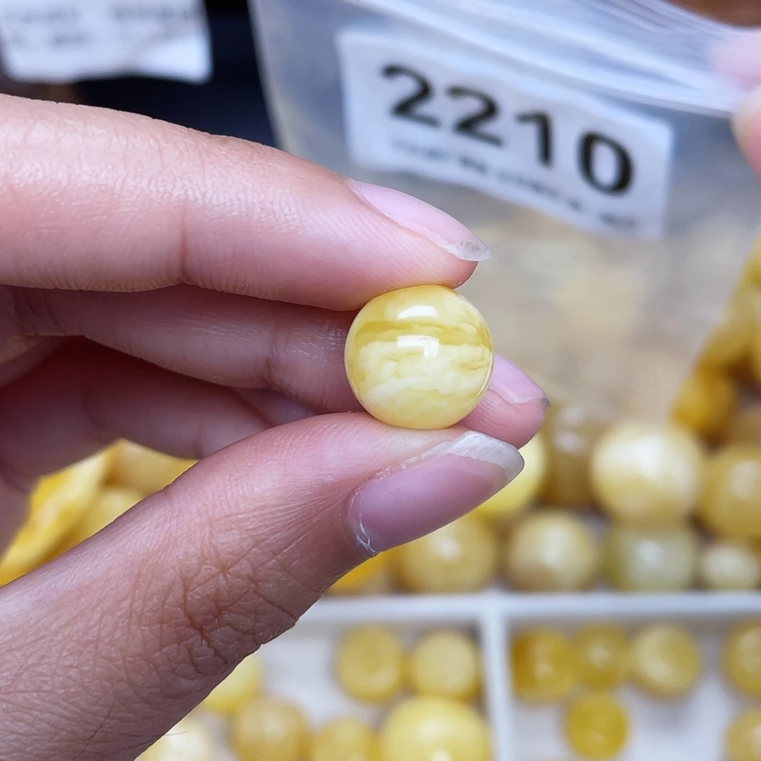 蜜蜡未镶嵌珠宝奇石粉12