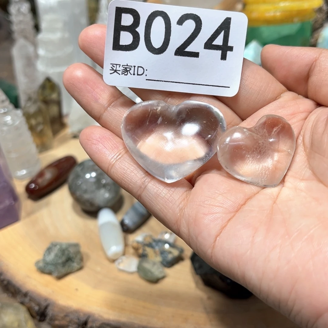 未镶嵌珠宝半成品水晶多样性发两个微瑕