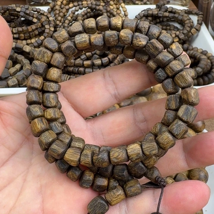 手串沉香张勺子手串24克加