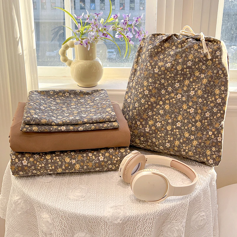 2025新款古法水洗棉云感纱四件套