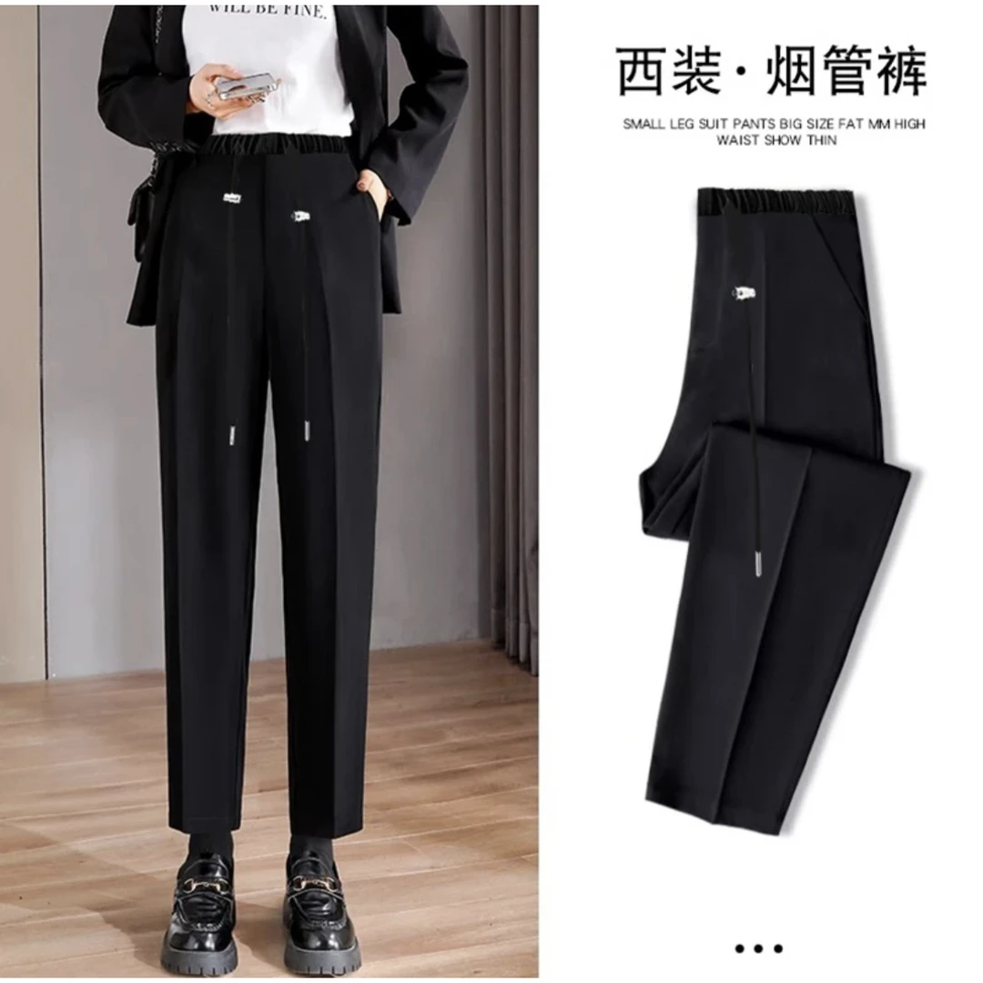 孕期产后可穿孕妇裤2025春夏休闲西装裤