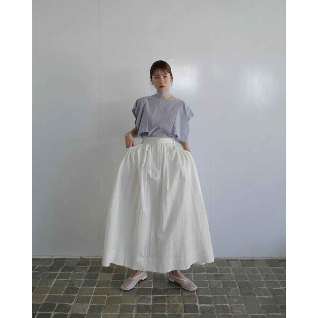 【六哥家】夏季新款 C 优雅荷叶边衬衫法式上衣知性风洋气衣服女