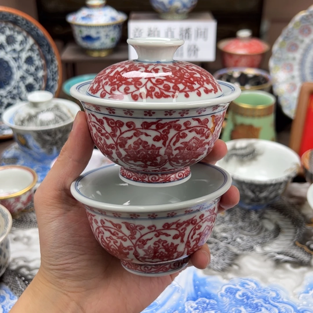 當***爸瓷片景德镇手工手绘陶瓷