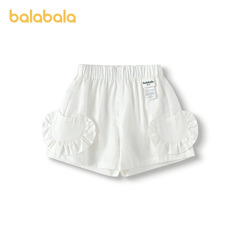 【商场同款】巴拉巴拉婴儿裤子宝宝短裤女童2025新款夏装外穿时尚