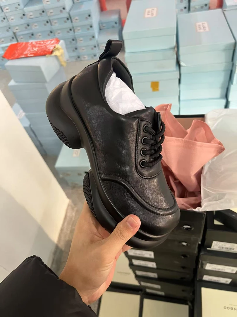 品牌真皮百搭休闲乐福鞋3756