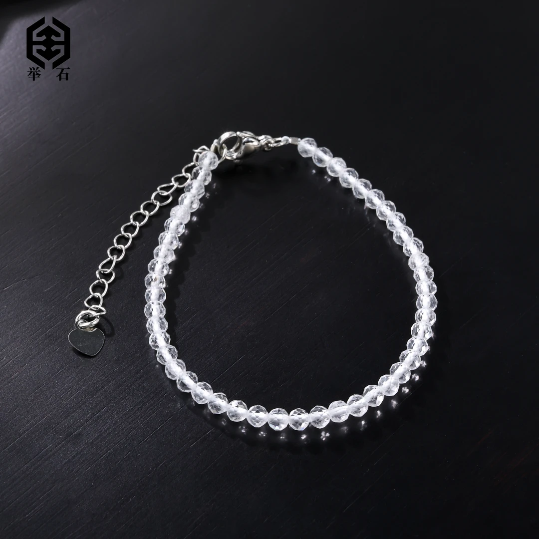 【举石饰品】X02-1332-584水晶手链（一件/多样性发/约2mm+）I