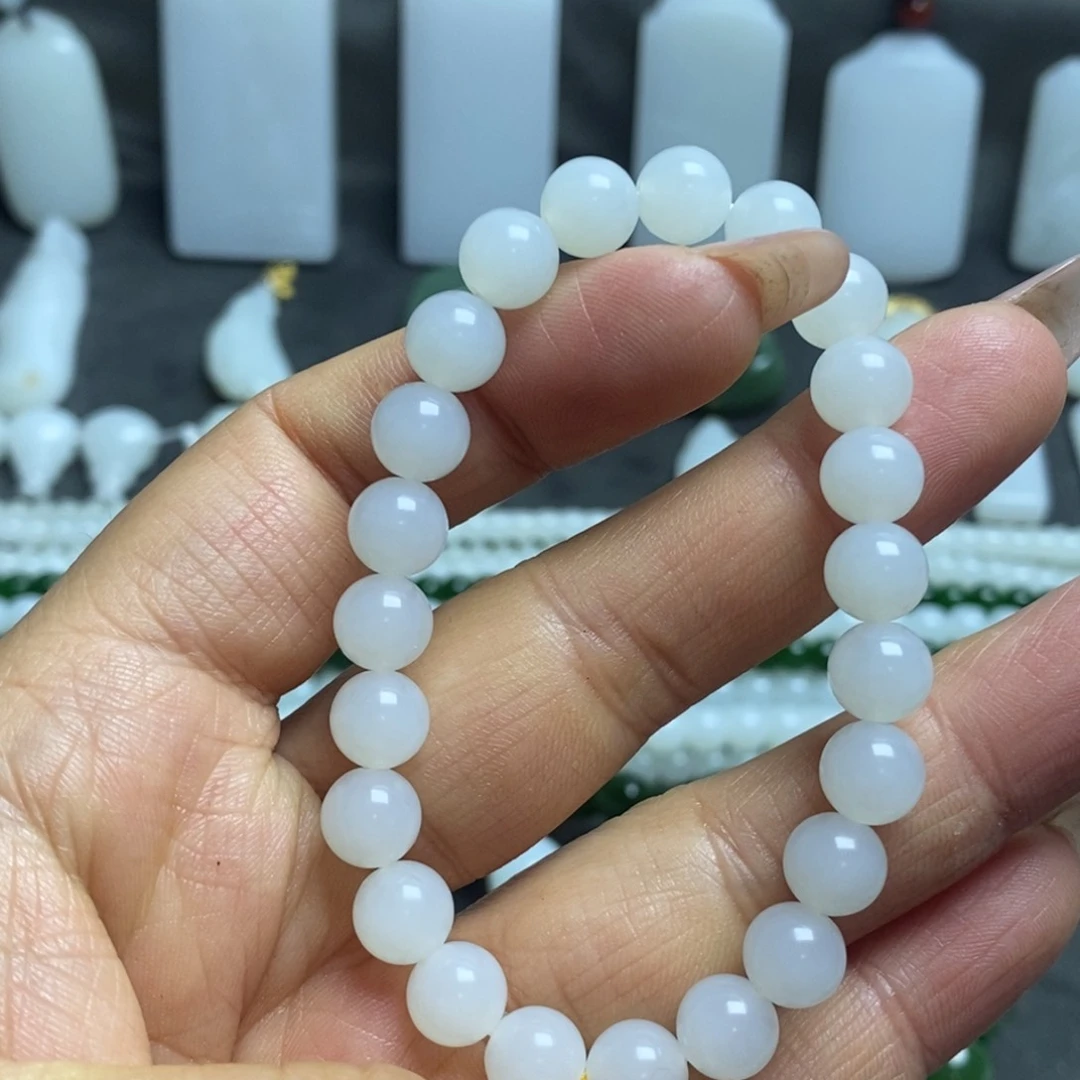 和田玉手链未镶嵌