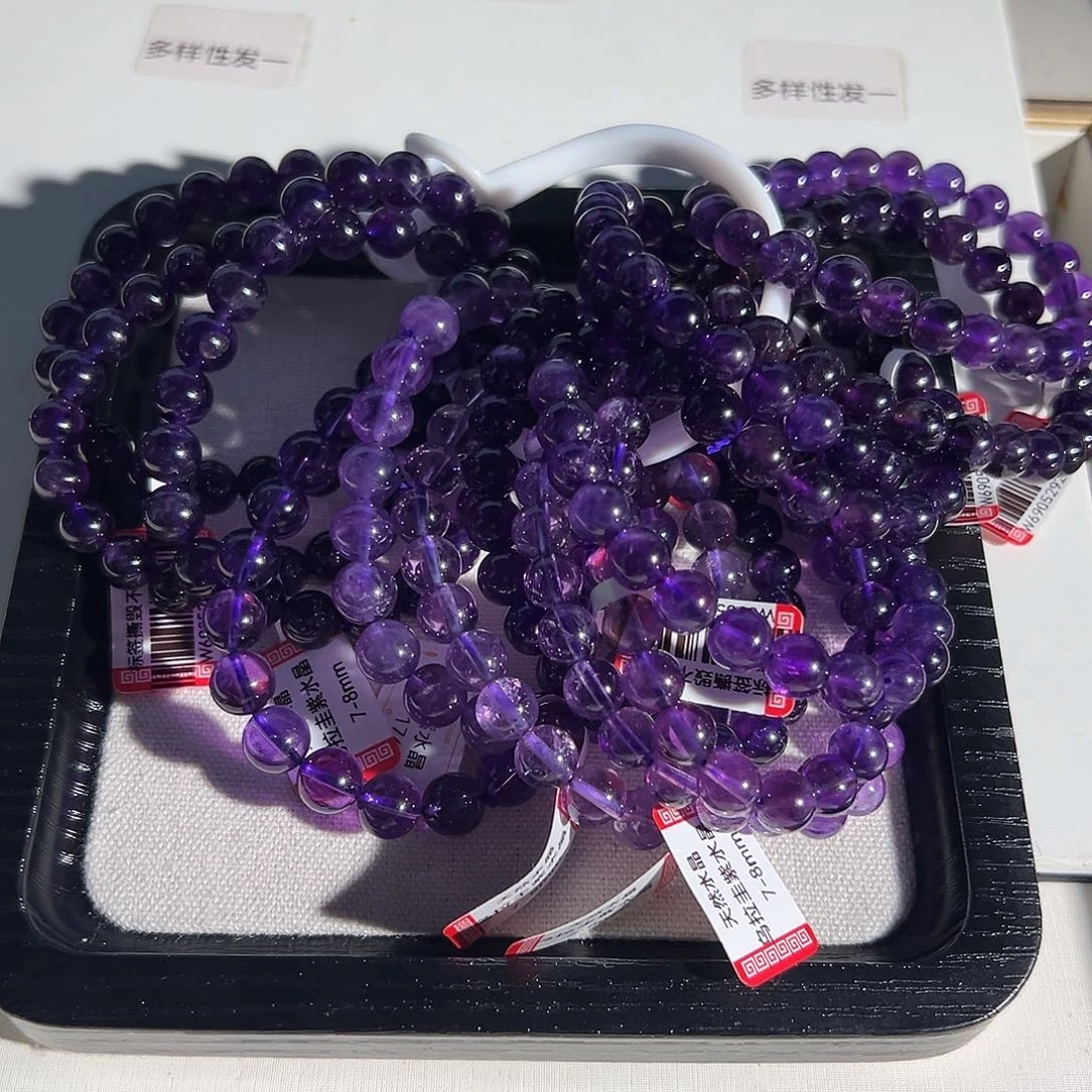 水晶手链未镶嵌多样性发一7+