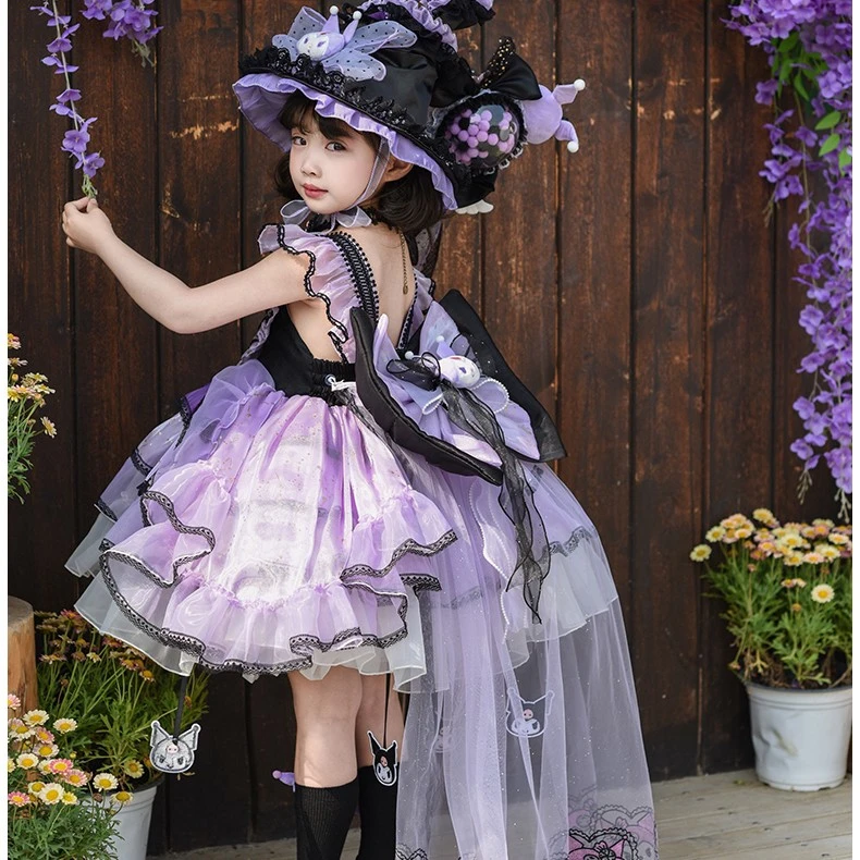 【夏季库洛米】洛丽塔公主裙cos卡通爱心生日发光连衣裙蓬蓬裙