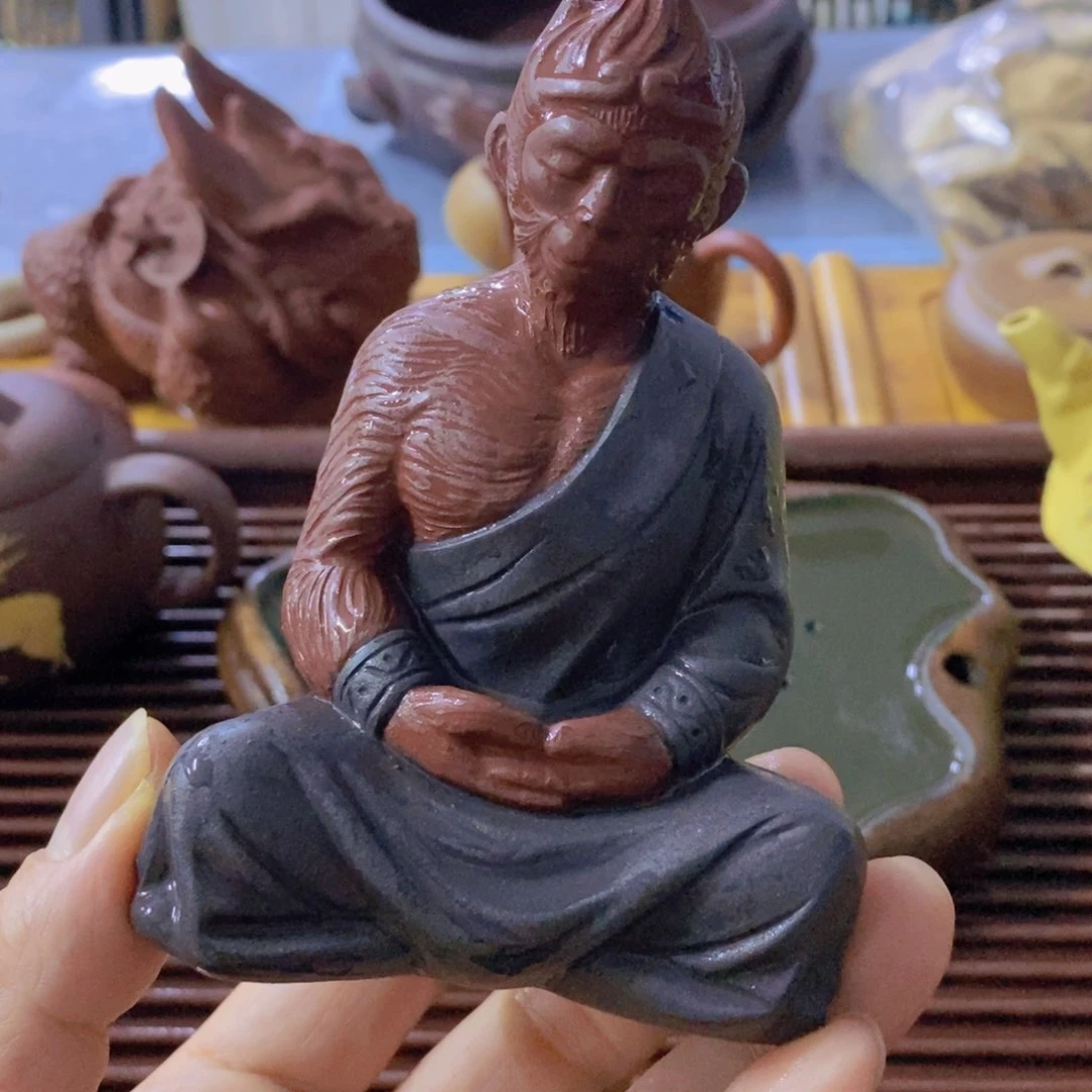 茶杯绿泥紫砂紫砂