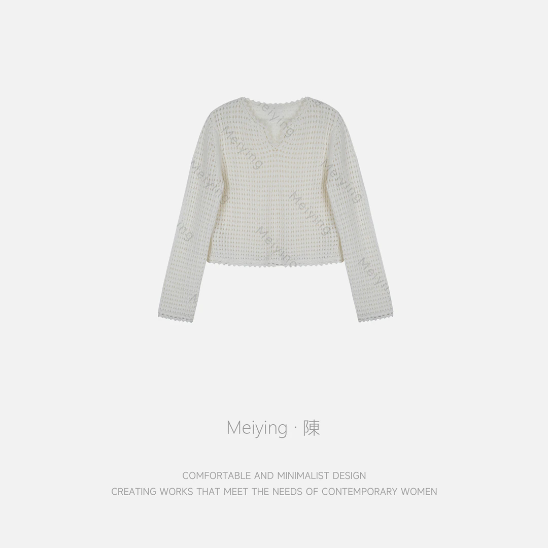 Meiying-“破晓”100羊毛透气针织衫YA5QZ002