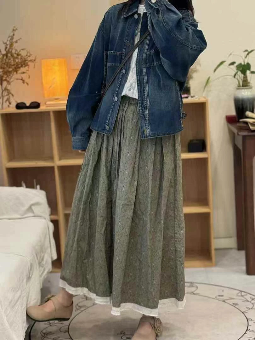 小镇姑娘洗水牛仔外套
