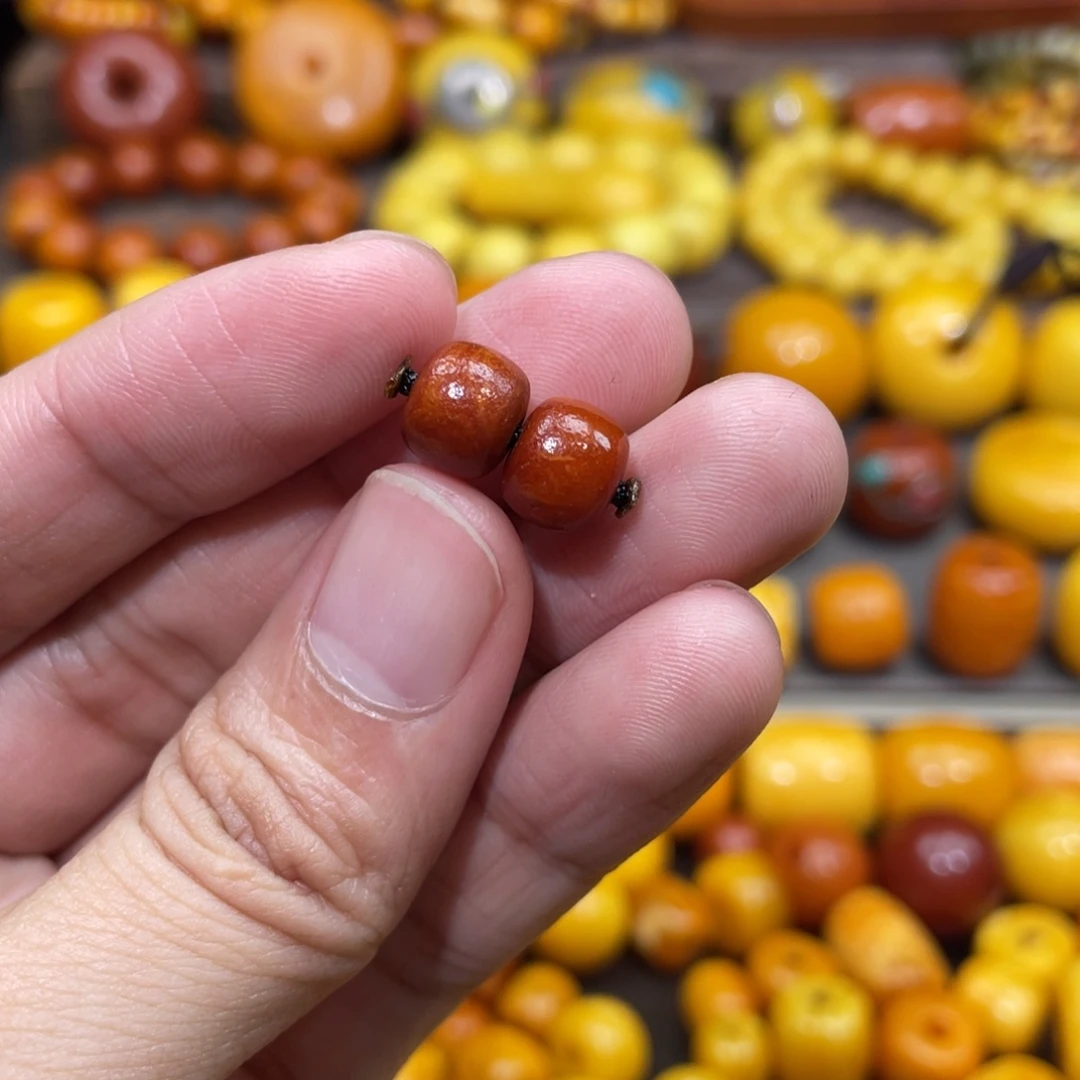 蜜蜡未镶嵌裸石直径9