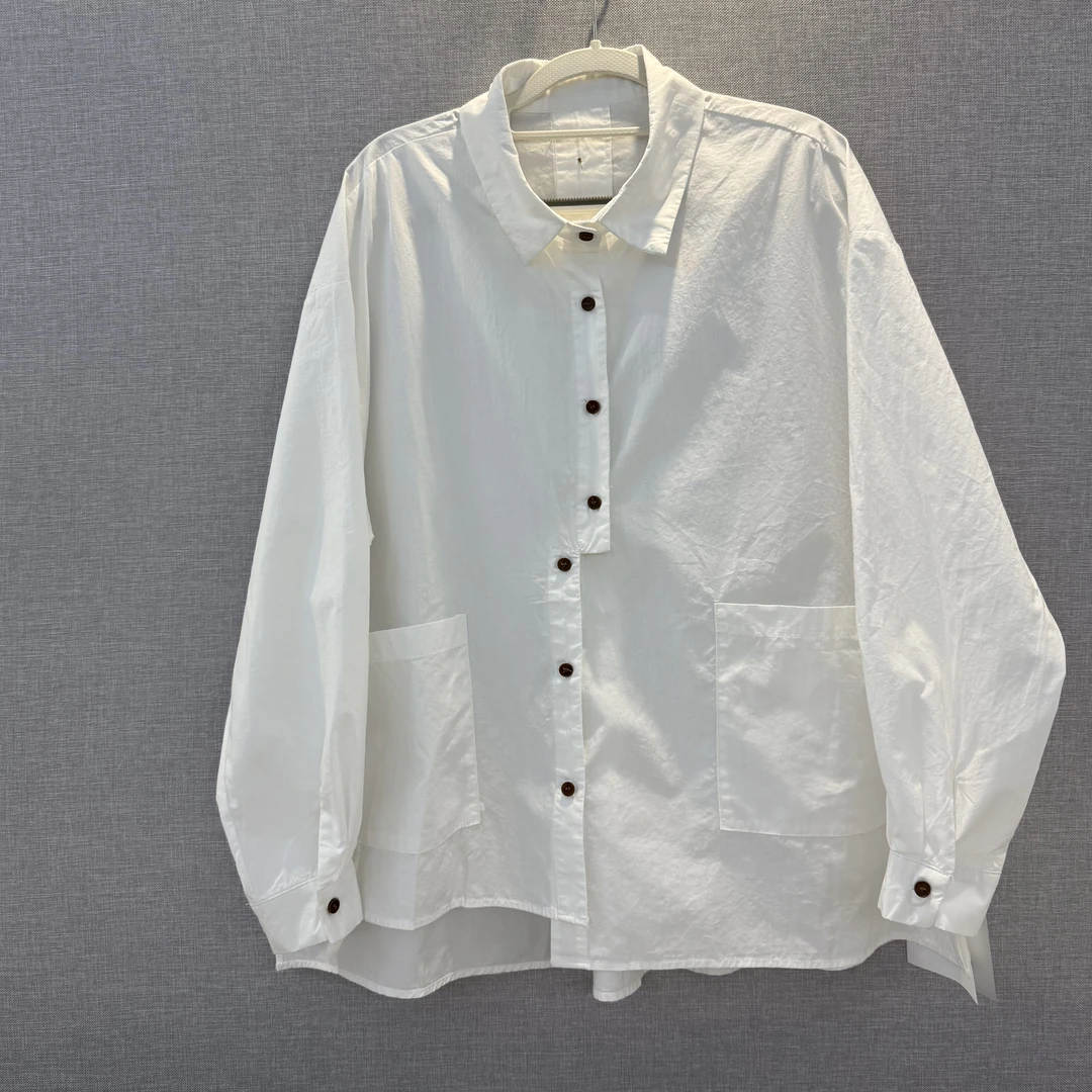 新款时尚潮流不规则设计款衬衣25152