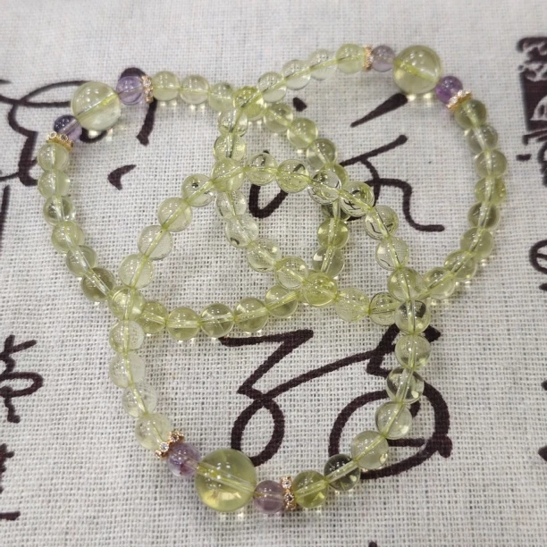 【书记甄选】原创黄水晶单圈手链 多样性发一件 约6mm CT5154