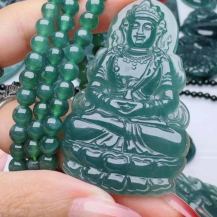 颈饰未镶嵌翡翠多样性发其一