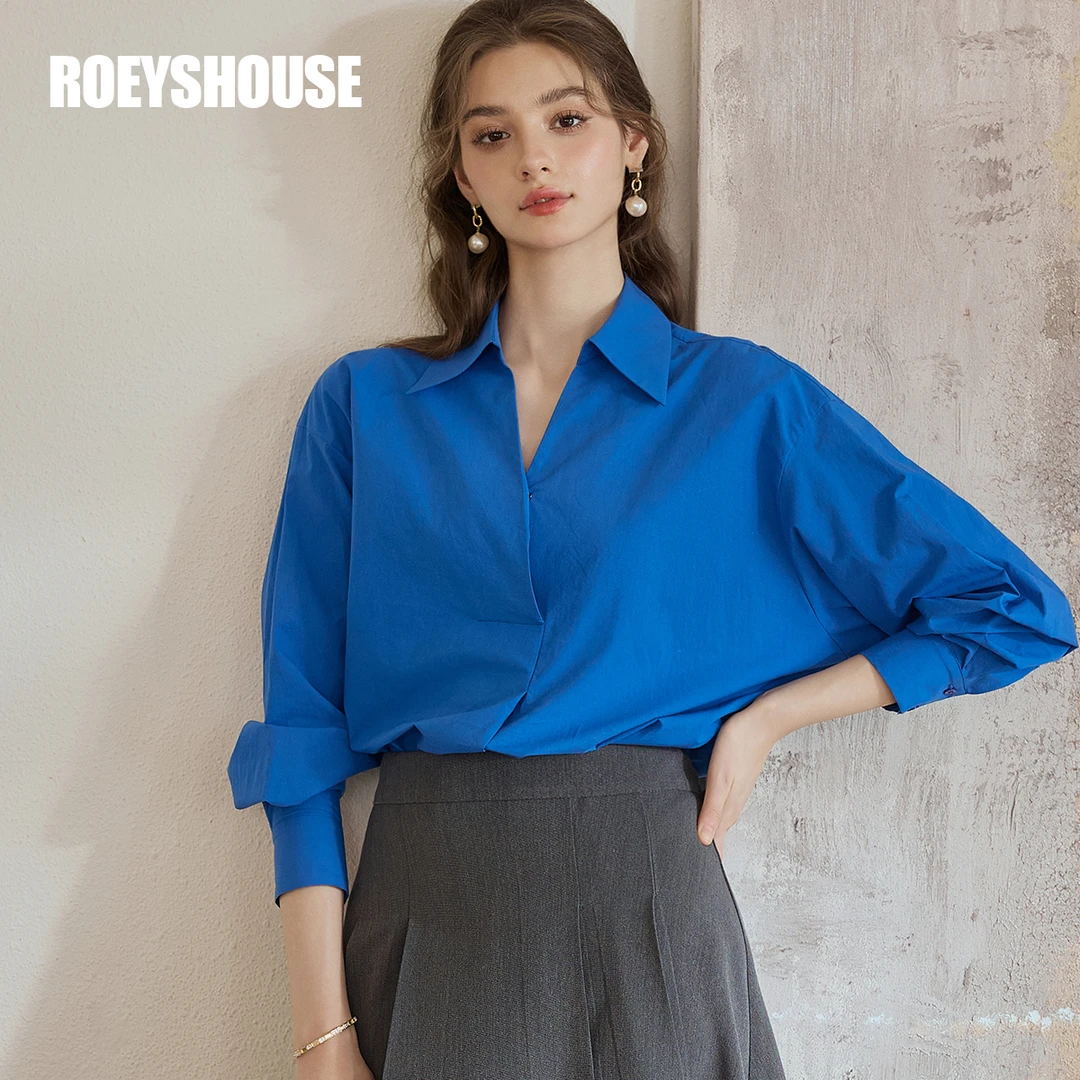 【小云总专享】罗衣时尚高级衬衫女2025春季新款知性职业衬衣11642