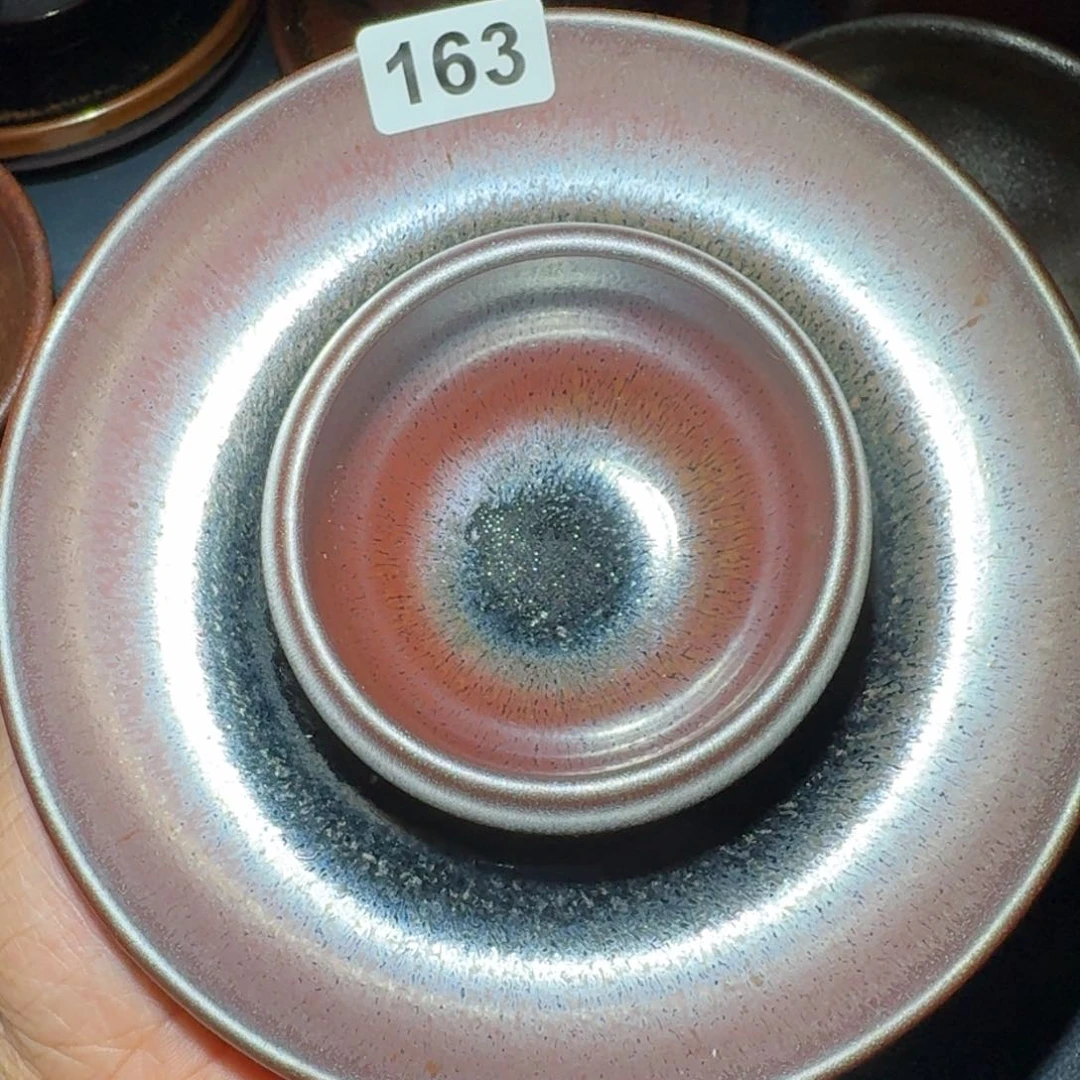 小雨茶盏，手工柴烧，༺****༻