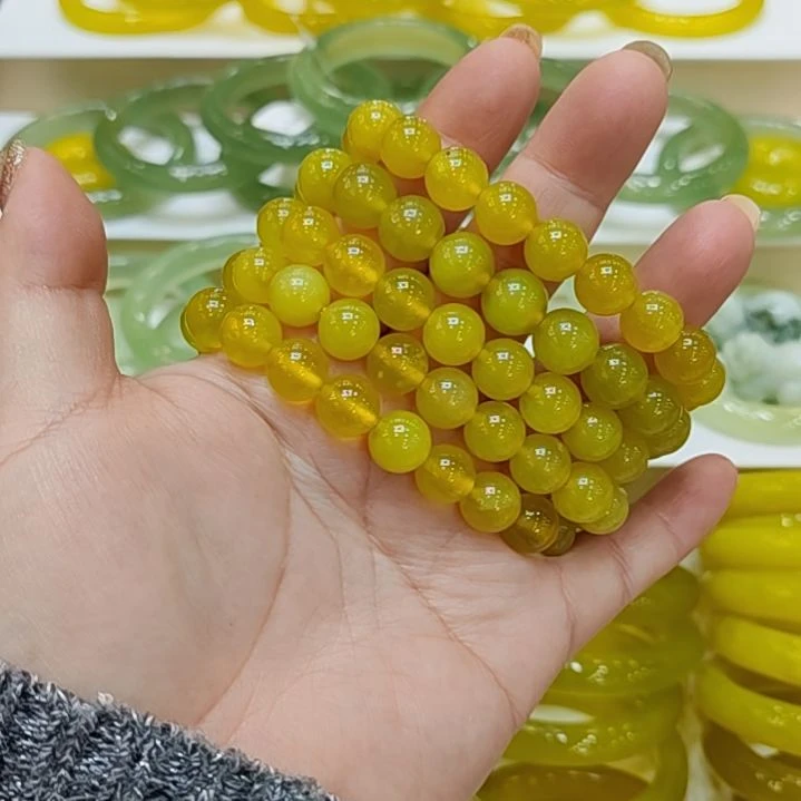 岫玉未镶嵌手链多样性发货拍一发一微瑕