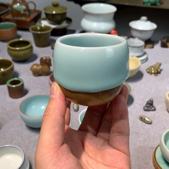 龙泉青瓷手工粉青