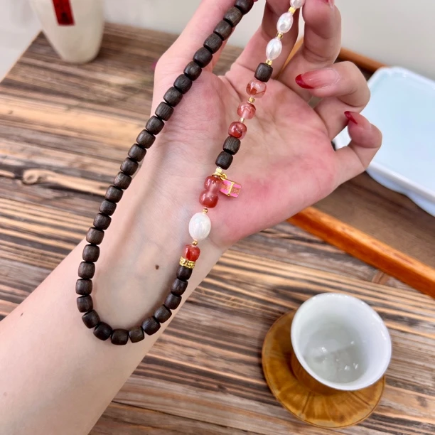 达拉干老型香香红尘幽梦双圈手串