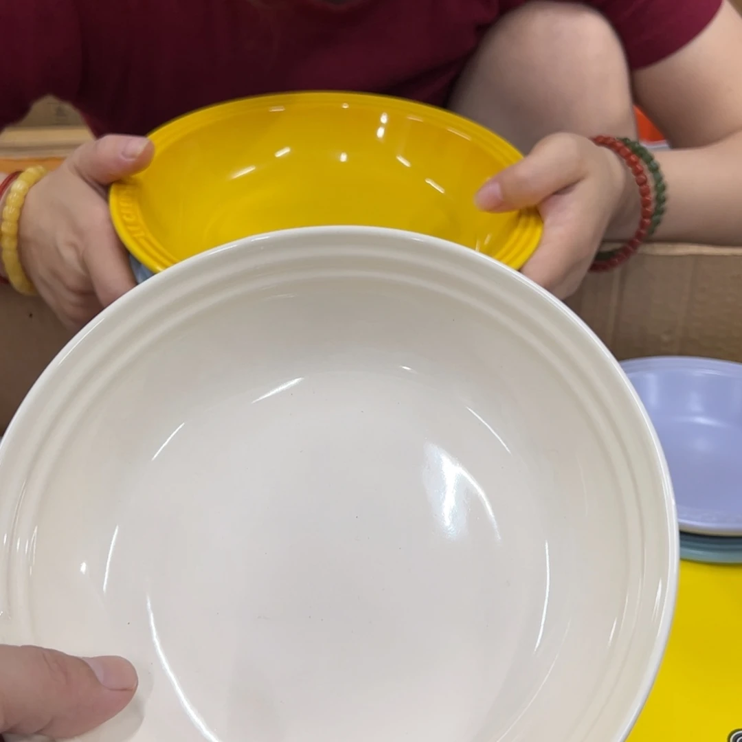 老姊妹家瓷器好漂亮米白燕麦