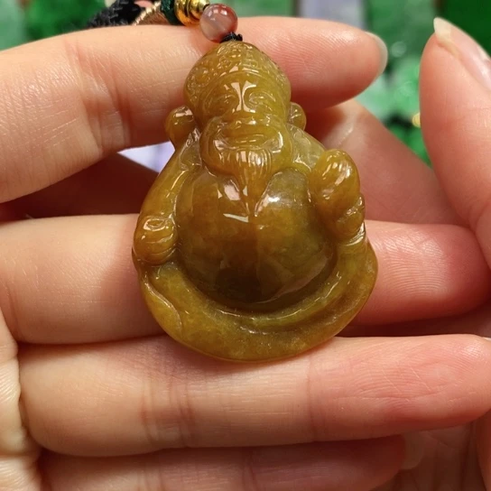 颈饰未镶嵌翡翠吊坠