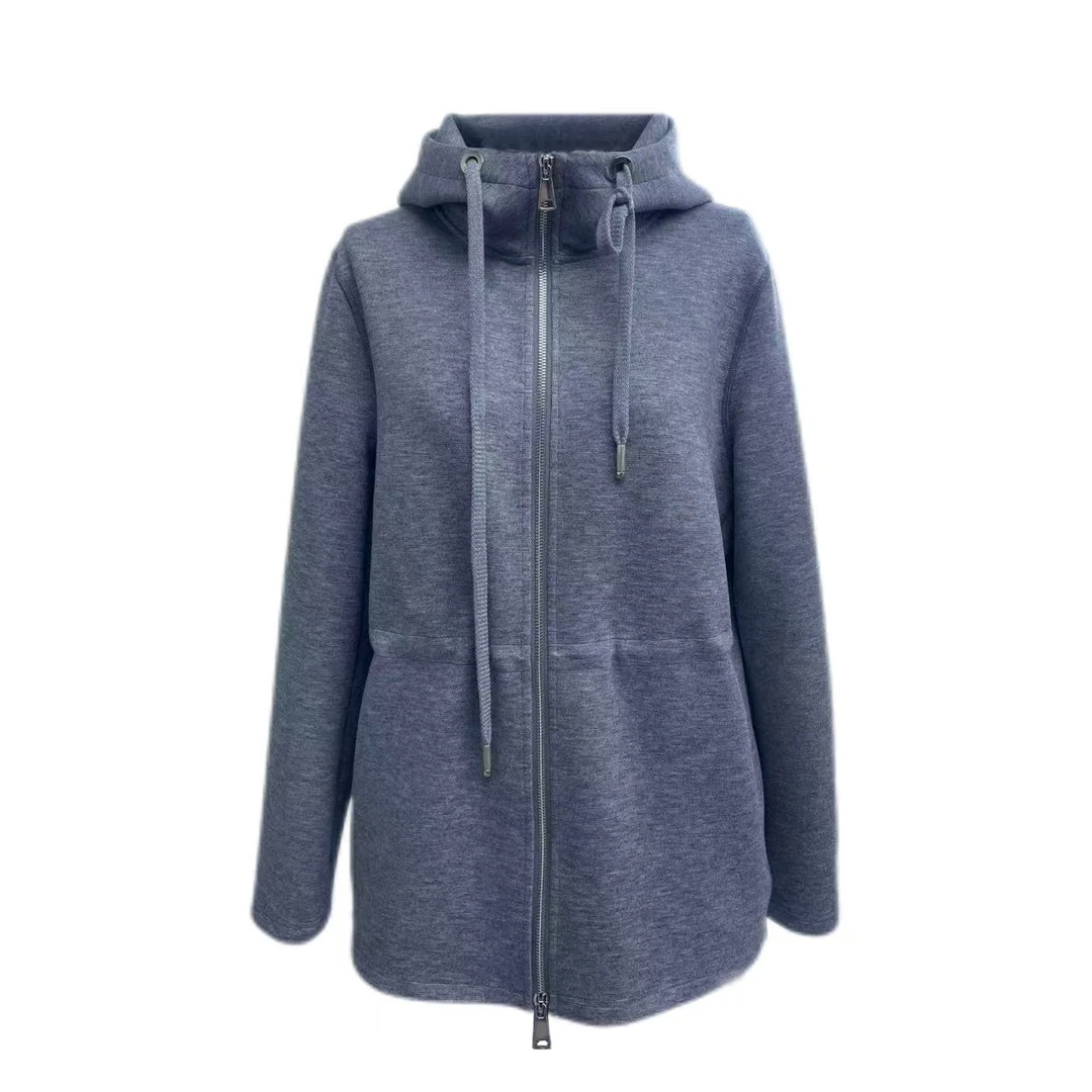 抽绳收腰拉链连帽外套25AW0105