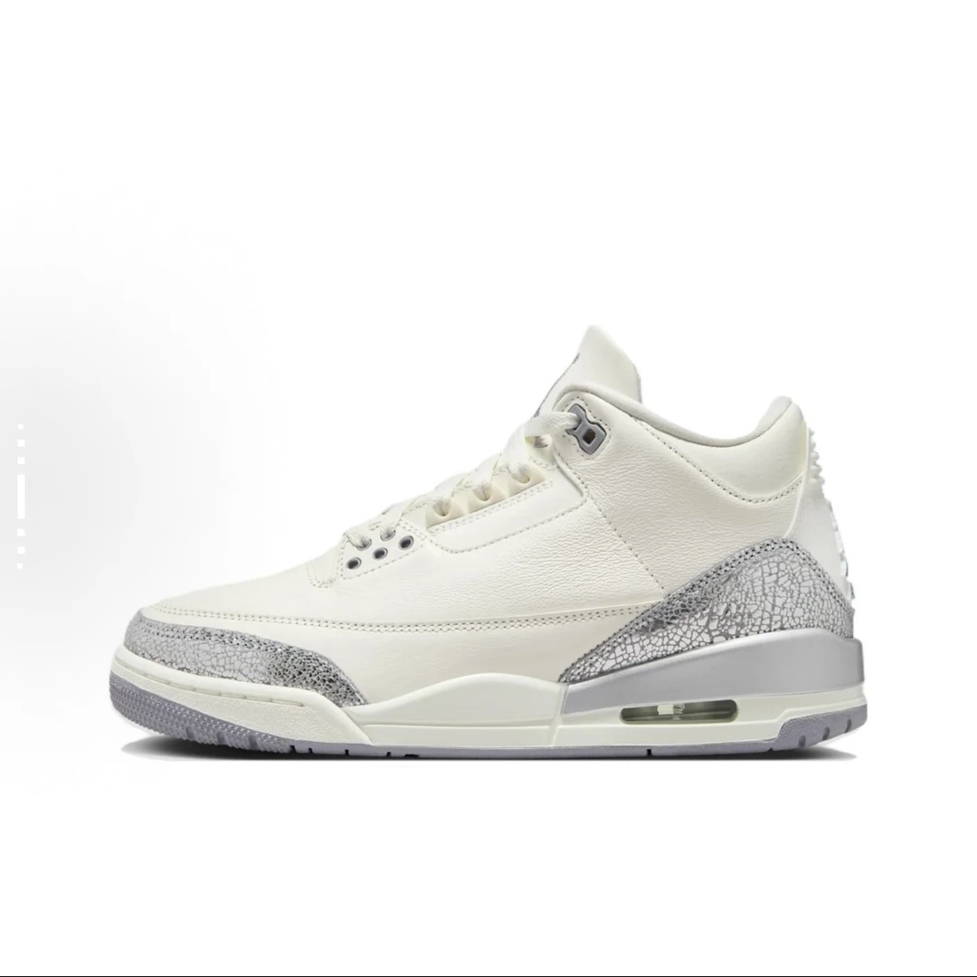 NIKE/耐克【欧若风】女子白灰色AJ3 休闲运动篮球鞋CK9246100