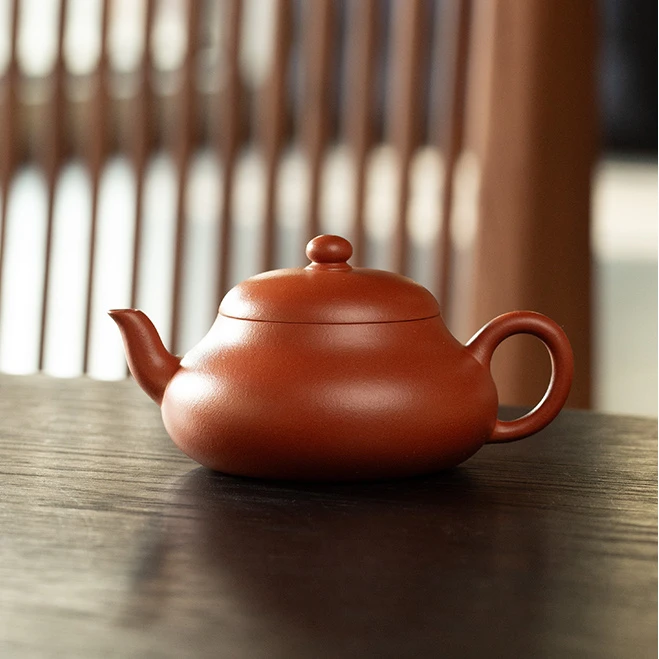 【陶研所专属】铁画轩 君德 小煤窑嫩朱泥 150cc 紫砂壶