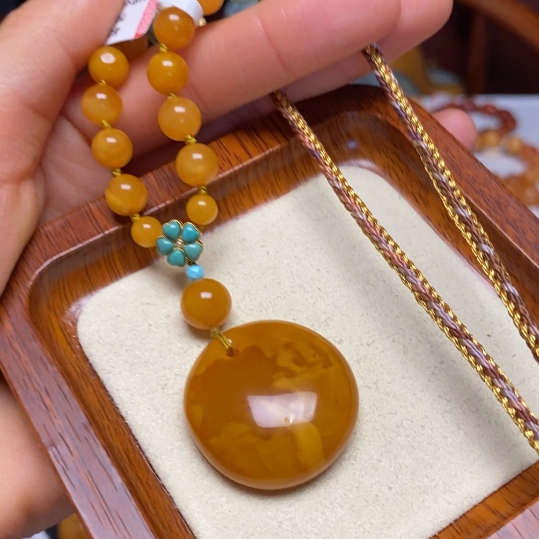 【闪购商品】蜜蜡颈饰未镶嵌项链