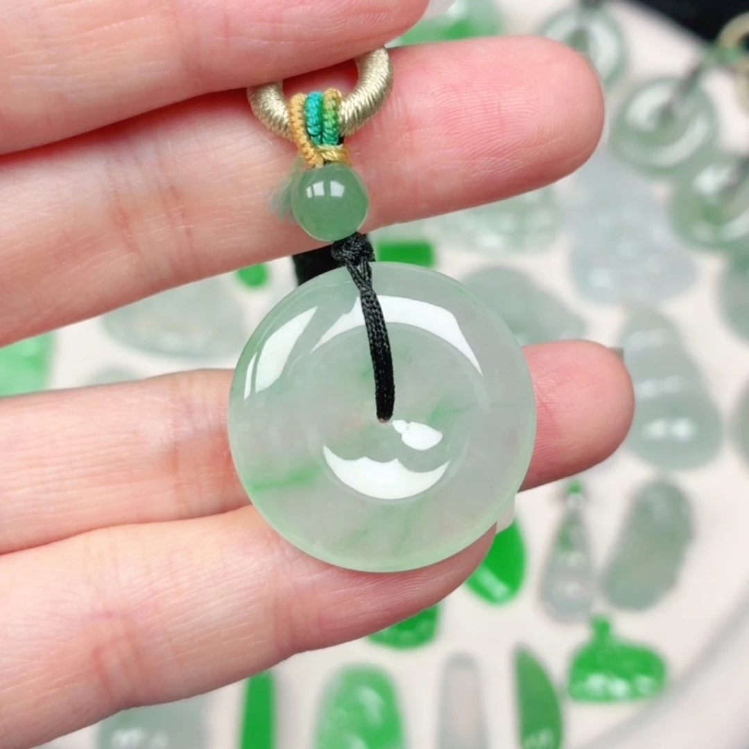 颈饰未镶嵌翡翠缅甸天然A货翡翠