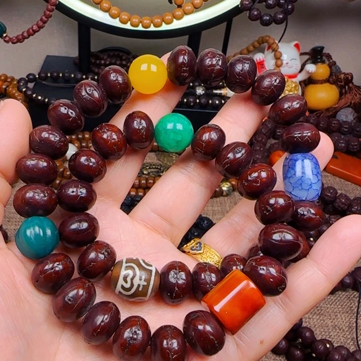 凤眼菩提吊坠双圈