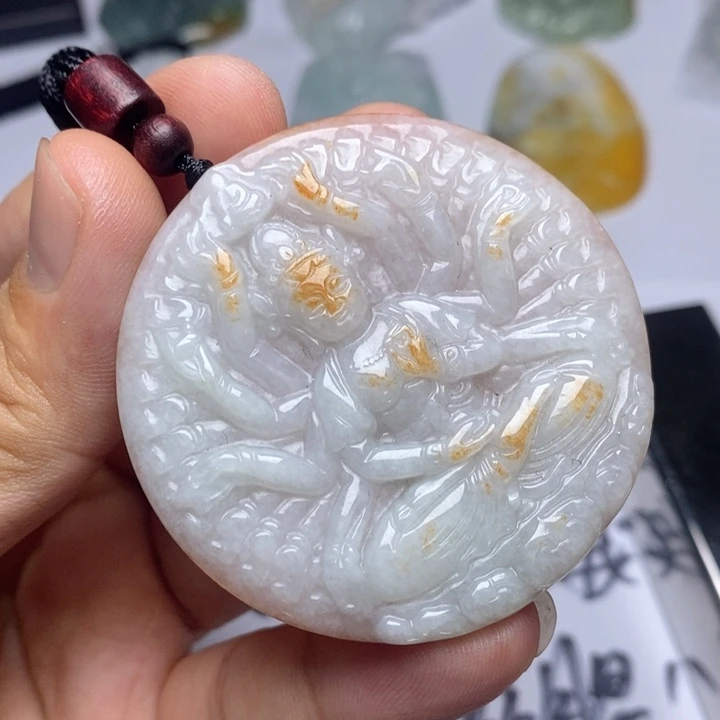 颈饰未镶嵌翡翠翡翠