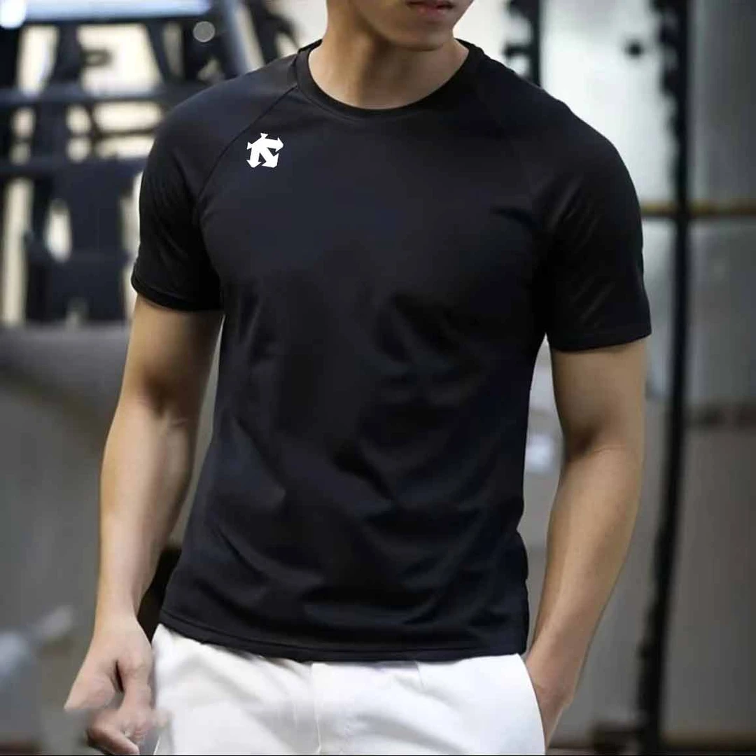 【幕】【速干】DD（胸前小标+后背净版）速干T恤速干短袖男女同款