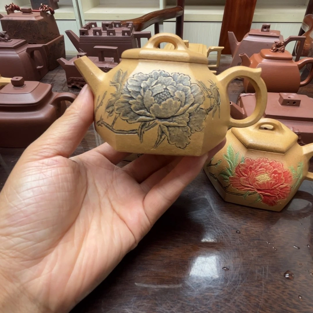 茶壶紫砂黄金段泥160c c