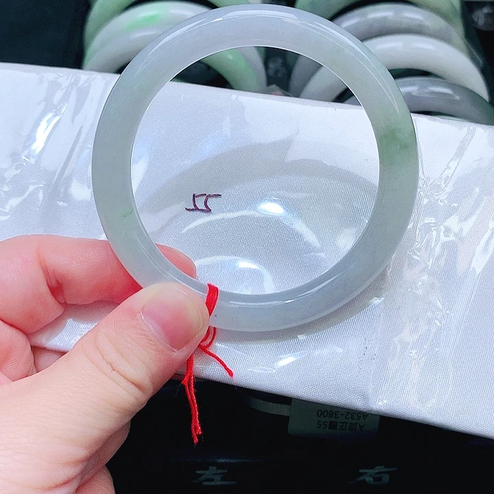 翡翠未镶嵌手镯0327