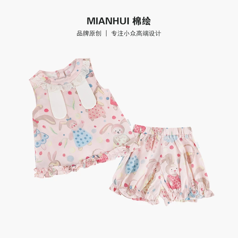 【兔子套装】女童原创设计师纯棉童装34224131