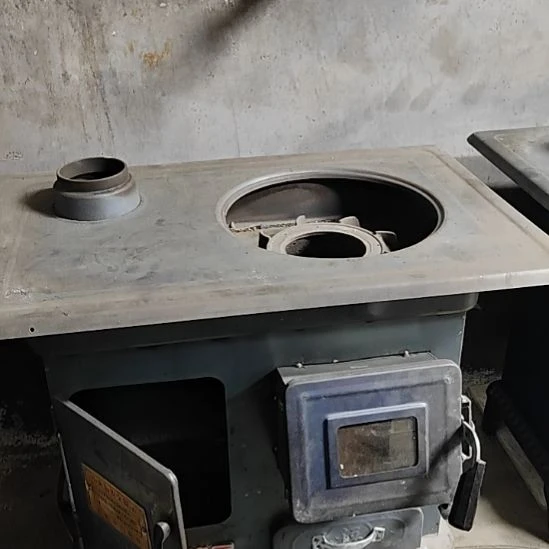 二手无烟气化炉瑕疵带6节烟管两个弯头