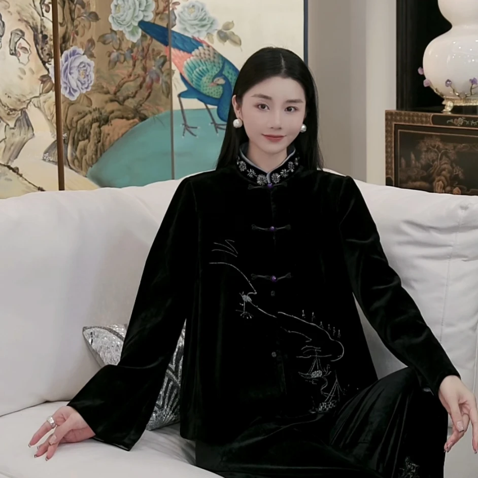 Betty Bairn【匠心/望星河】高定系列桑蚕丝短绒外套25B-BW391