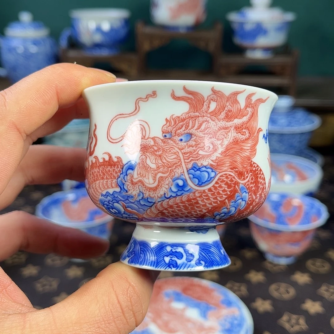 瓷片自成堂景德镇手工手绘