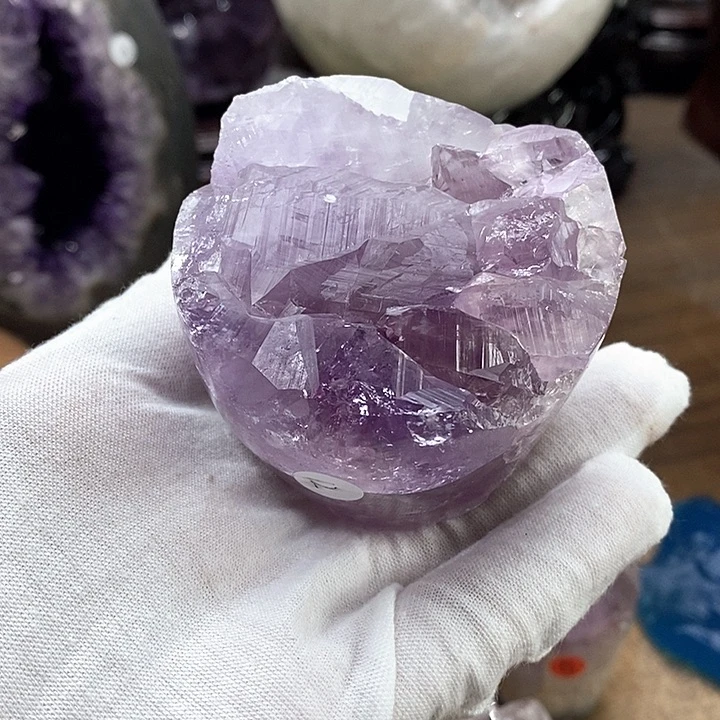 晶未镶嵌水晶90紫水